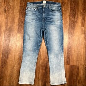 Hudson Harper High Rise Crop Baby Kick Flare - Sz 32